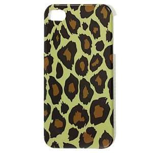  Gino Black Brown Leopard Pattern Lime Hard Back Cover for 