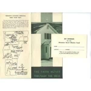    Vermont Catholic Missions Brochure 1940s Offering 