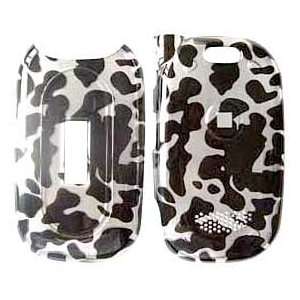  Cow Spot Hard Case Cover for Motorola W315 Cell Phone 