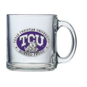  TCU Horned Frogs Logo Clear Coffee Mug