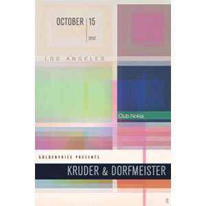 Kruder & Dorfmeister   Posters   Limited Concert Promo  