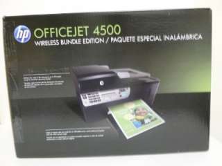 NEW HP Officejet 4500 Wireless All in One Print/Fax/Scan/Copy 