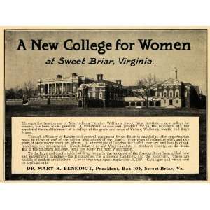   College Indiana Fletcher Williams Briar   Original Print Ad Home