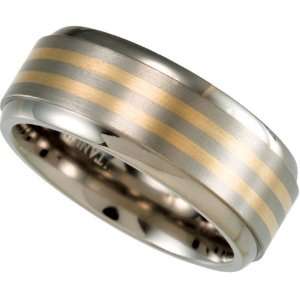  9168 Sterling Silver 17X18mm Dura Tungsten Polished Mens 