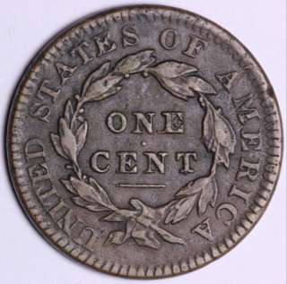 1834 Coronet Head Large Cent Penny CHOICE XF FREE P/H  