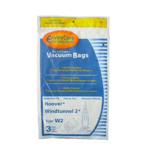 Hoover Type W2 Windtunnel Allergy Vacuum Bags, Bagged, Upright Vacuum 