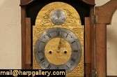 this charming tall case or grandfather clock is a marriage of an 1840 