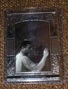 Leaf National Metal Preview Promo Vince Lombardi /300  