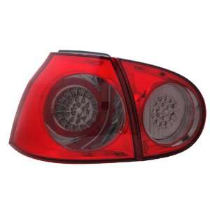   LED Taillights Red/Smoke 4 Pcs not Apply to Canada   (Sold in Pairs