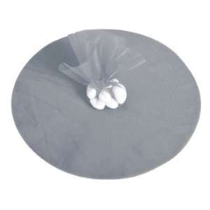  Silver Tulle Circles   Party Decorations & Room Decor 