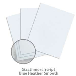  Strathmore Script Blue Heather Paper   300/Carton Office 