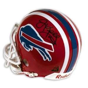  Jim Kelly Autographed Buffalo Bills Mini Helmet 