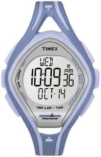 Watch Ladies Timex Ironman Triathlon Sleek T5K287 150 Lap Tap Screen 