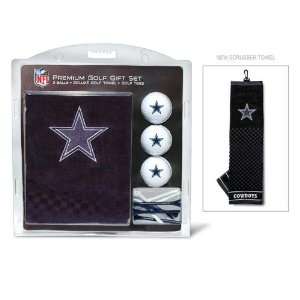  Dallas Cowboys NFL Embroidered Towel/3 Ball/12 Tee Set 