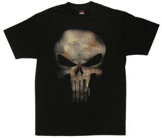 Punisher Logo (Skull Texture)   Marvel Comics T shirt  