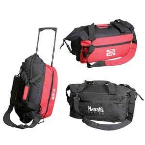  Rolling cooler bag with extending handle and heavy duty 