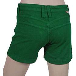 Dittos Womens Green Denim Shorts  