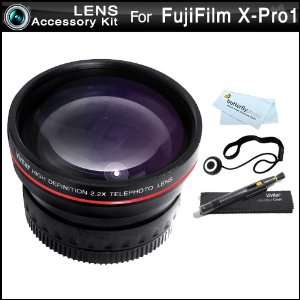  52mm Telephoto Lens Kit For Fuji Fujifilm X Pro 1 Digital 
