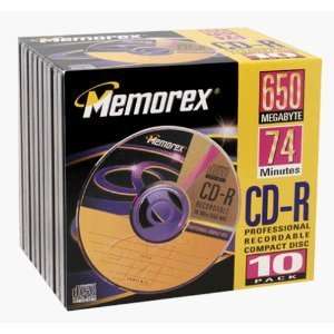  Memorex CDR74DATA10PK Electronics