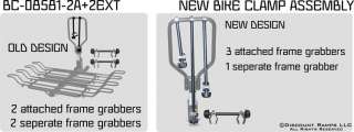 new piggyback bike rack clamp arm assembly