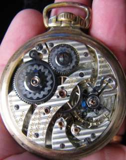 HAMILTON 950 POCKET WATCH NON RUNNING. WOUND TIGHT SOLD FOR REPAIR.