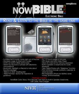 NIV NowBible Audio Visual Electronic Now Bible New Wow  