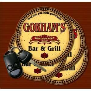  GORHAMS Family Name Bar & Grill Coasters Kitchen 