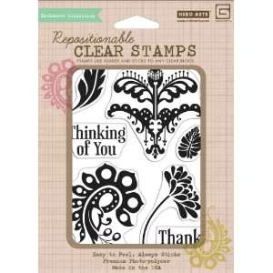  Hero Arts Rubber Stamps Sweet Threads Thank You Clear Stamp 
