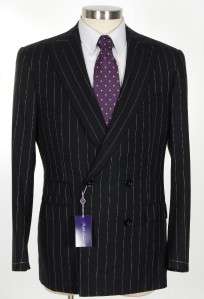   52L Ralph Lauren Purple Label Custom Fit Double Breasted Suit $5,195
