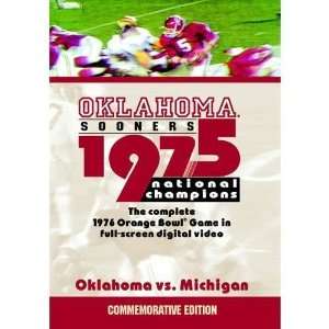  1976 Orange Bowl Oklahoma vs Michigan DVD Sports 