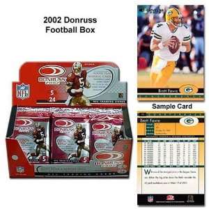  Donruss 2002 NFL Donruss Box of Unopened Cards Sports 