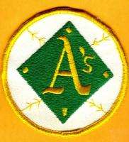 Old issue Oakland Athletics 4 inch Logo Embroidered Felt Patch 