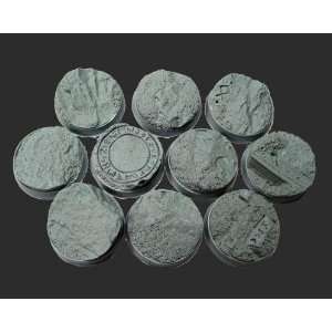   Scenic Bases Beveled Edge 25mm Runic Mountain 02 (10) Toys & Games