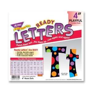  Trend Ready Letters with Neon Dots
