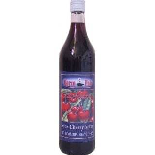 Marco Polo Sour Cherry Syrup ( 33 FL.oz Grocery & Gourmet Food