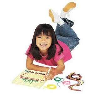  String Along Lacing Kit & Pattern Cards by Educational 