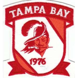   Tampa Bay Buccaneers est. 1976 4 1/2 Crest Patch Throwback Old Logo