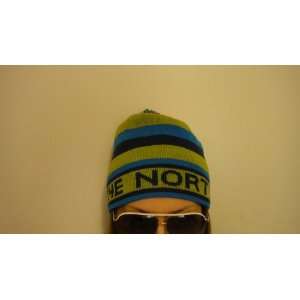  Brand New North Face Throwback Beanie Gunnison Green Hat 