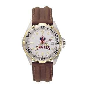  Anaheim Angels Mens MLB All Star Watch (Leather Band 