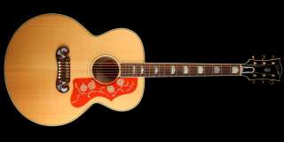 2010 Gibson 1968 J 200 Acoustic Guitar Antique Natural  