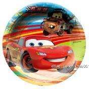 Pixar Lighting McQueen Cars 2 Birthday Party Plate 6pcs  