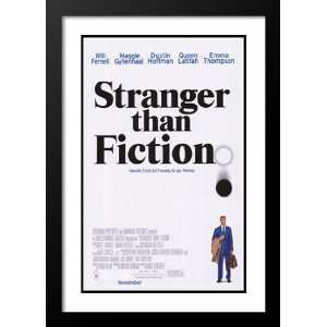  Stranger Than Fiction 20x26 Framed and Double Matted Movie 