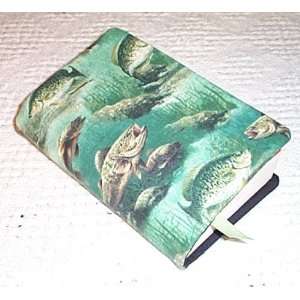    FISH in the RIVER Fabric Paperback Book Cover 