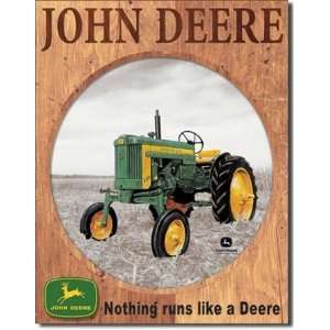  John Deere 320 Tin Sign by Desperate Enterprises