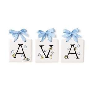  Hand Painted Ceramic Tiles 9 Letter Name