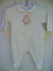 NEW Il Gufo Boutique Penguin Pink Footie Outfit Baby 1m Italy Boutique