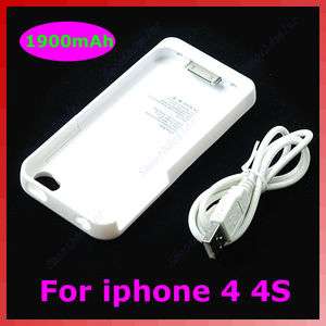 1900mAh External Rechargeable Backup Battery Charger Case Cover F 