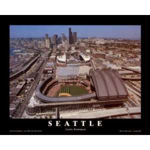 Unframed Safeco Field Seattle Mariners #3 Large Aerial Print  