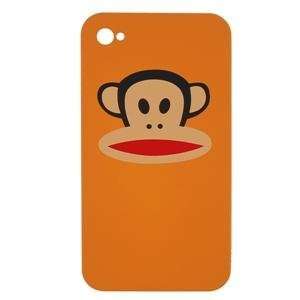  Monkey iPhone 4 Hard Case Cover Only Orange Black Red 
