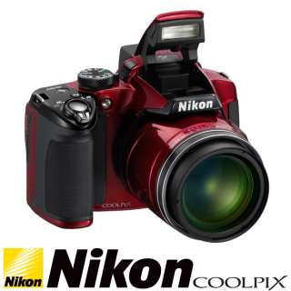New Boxed Nikon Coolpix P510 Digital Camera Red // 42x Optical Zoom 